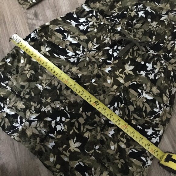 Triple Five Soul NYC Soft Button Down Floral Camo Military Dress - Picture 14 of 16